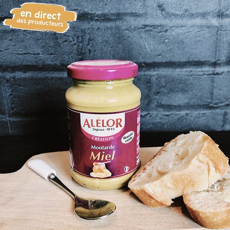 Moutarde au Miel – Alélor (200g) 🕑 – Autour du local
